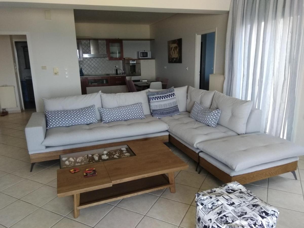 Luxury Seaview Apartment By The Sea Saronida Zewnętrze zdjęcie